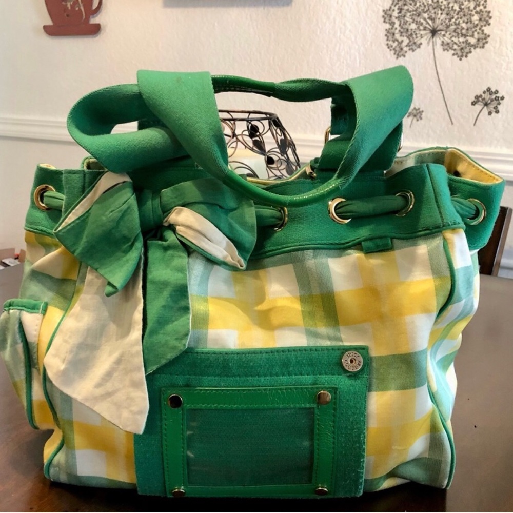 Authentic Juicy Couture Y2K Plaid Tote